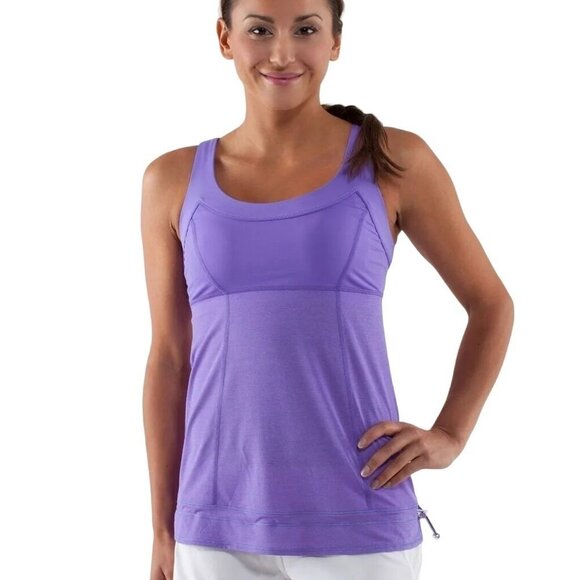 Lululemon Athletica Ta Ta Topper Purple Tank - Picture 1 of 7